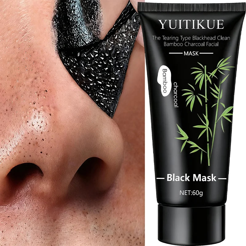 Bamboo Charcoal Peel-Off Black Mask 60g – Deep Cleanse & Blackhead Removal
